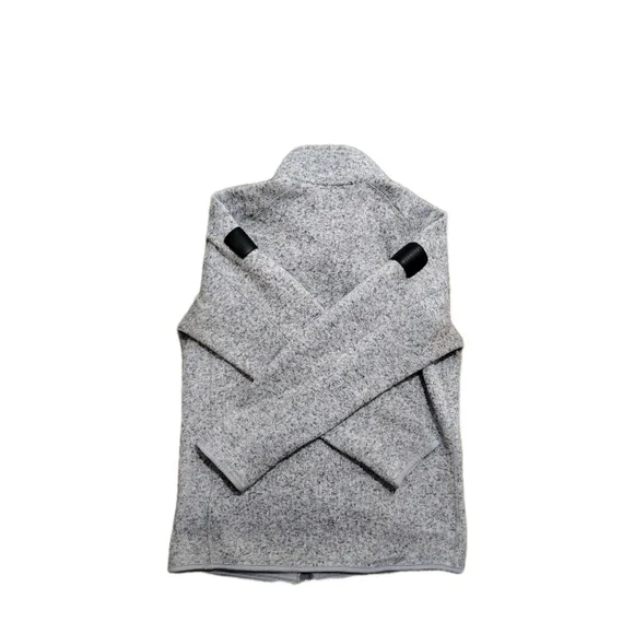 Grunt Style Fleece Jacket Men's Large Military Tactical Full Zip Heather Gray - Picture 2 of 6